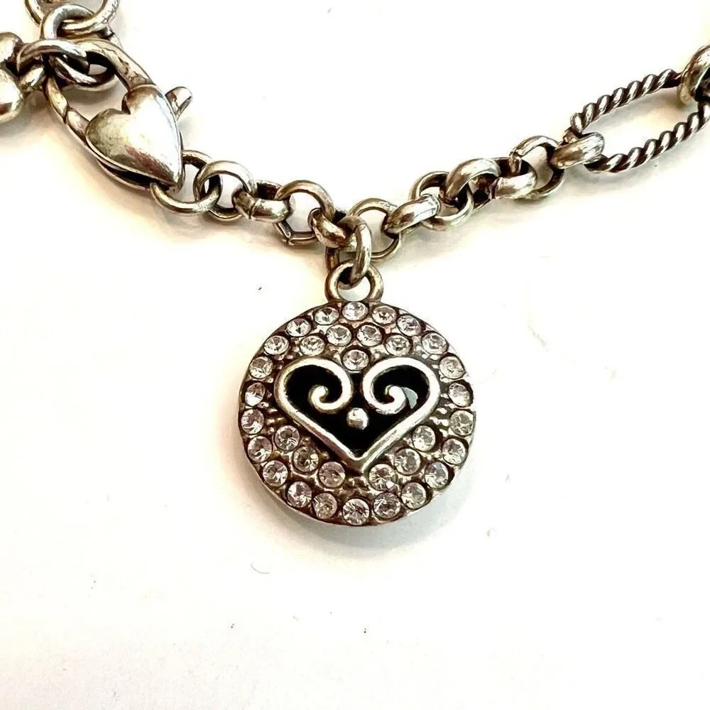 BRIGHTON Crystal Heart Dangle Bracelet - Picture 3 of 6